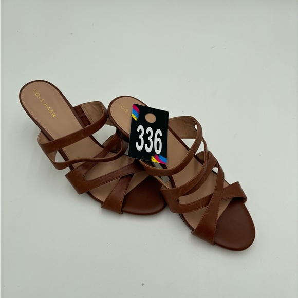 #M336 New Women’s Cole Haan Alyse Style Sandals in Tan. Beautiful Shoe. Size 10. - Picture 1 of 6